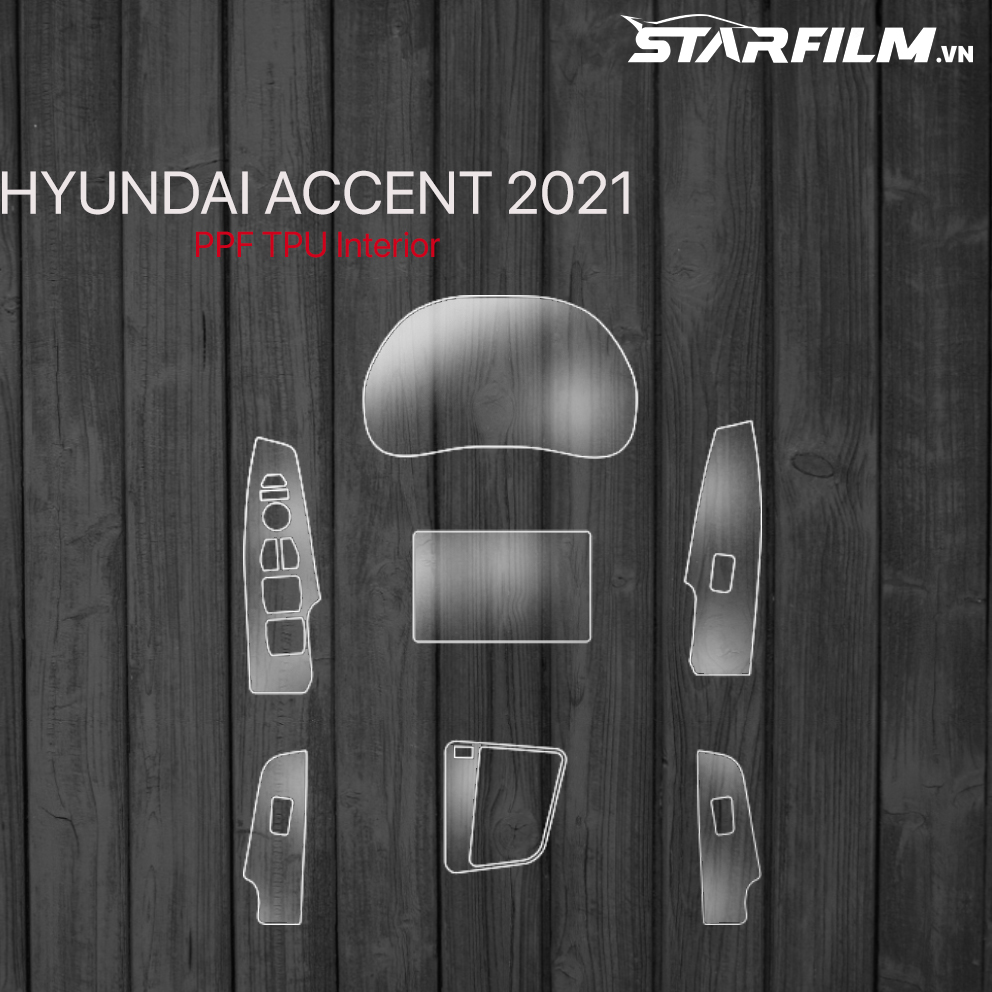 Hyundai Accent 2021 PPF self-healing PPF TPU STAR FILM